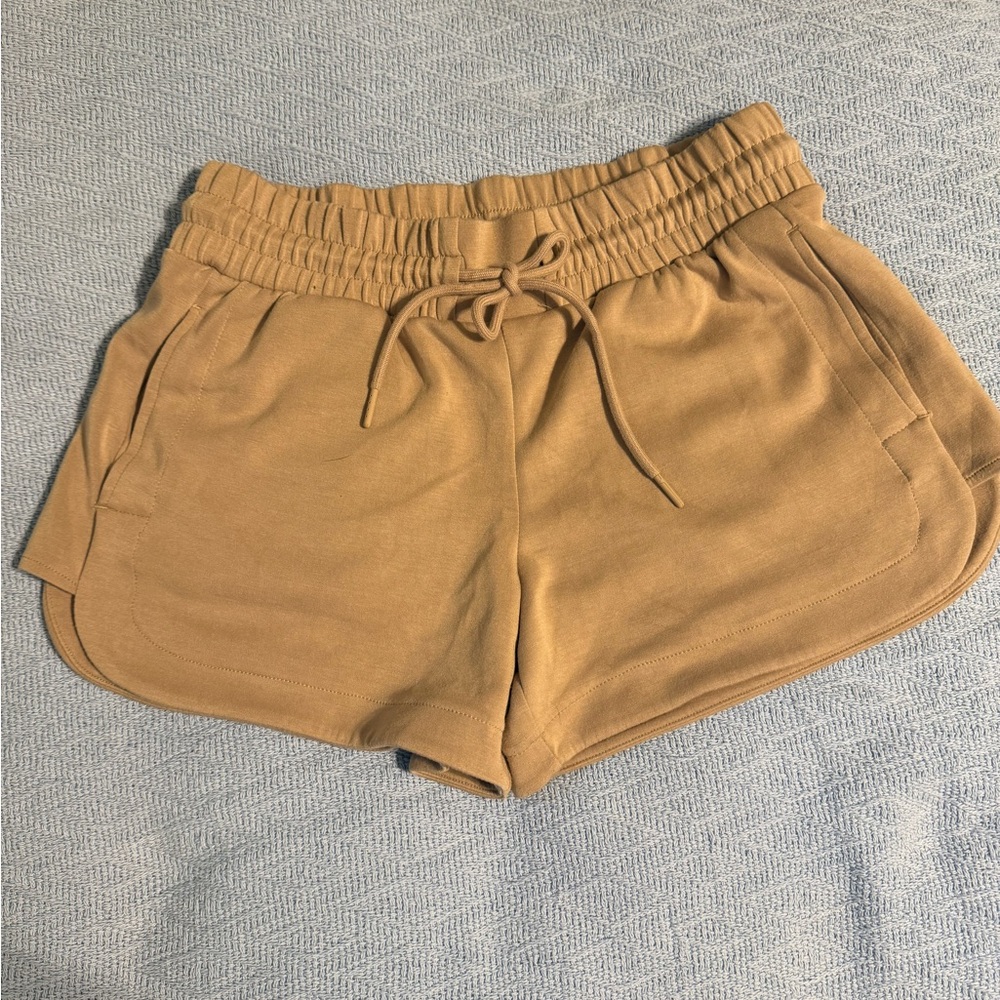 Bailey 44 Camel Drawstring Athletic Shorts